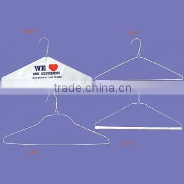 powder coated wire hanger for simply laundry