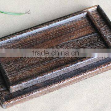 2 Tier Wood Tray,dry Fruit Tray,wood Tea Tray