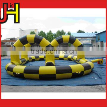 Hot Sale Inflatable Go Kart Track, Inflatable Zorb Ball Race Track, Inflatable Racing Track