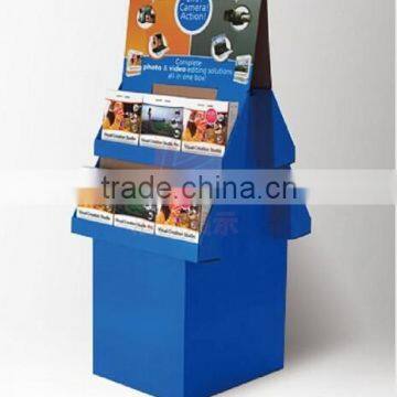 Fashion design hot saling OEM various style corrugated paper display rack