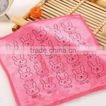 Baby Cartoon Printed Microfiber Towel With Hanging