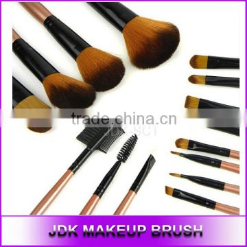 Best sell high quality synthetic hair 15pcs makeup brush set