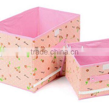 Eco-Friendly Portable Clothes Sundries Hard Cloth Storage Bag Case Container Box photo-3