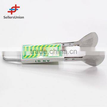 2016 Newest Design No.1 Yiwu Agent Commission Agent Steel Kitchen China Factory 23cm Slivery Food Tong for Home Use