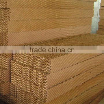 corrugated cellulose evaporative cooling pad