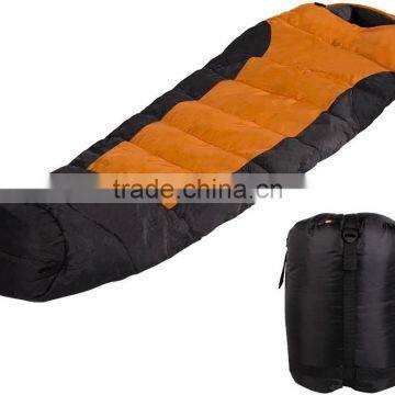 Outdoor Camping 5F/-15C Mummy Shape Sleeping Bag Hiking Traveling W/Carrying Bag