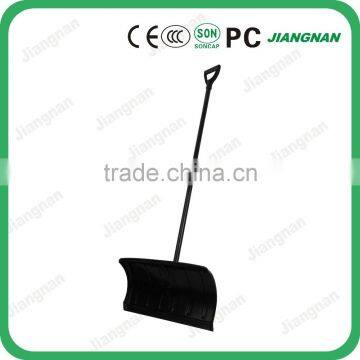 Plastic heated snow shovel