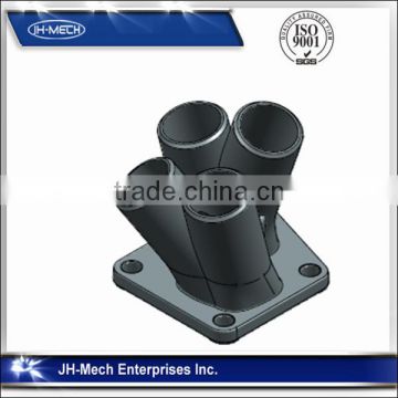 Lost wax stainless steel precision casting exhaust parts