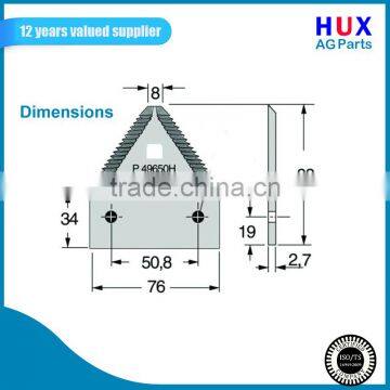 P49650H Zinc Plated Sickle Section Knife photo-2