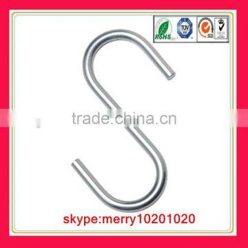 aluminum/stainless steel/spring steel zinc coating s hook oem s hook