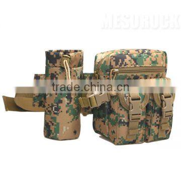 Waterproof Molle Bag Tactical Waist Pack Pouch With Water Bottle Pocket Holder Waist Pack photo-2
