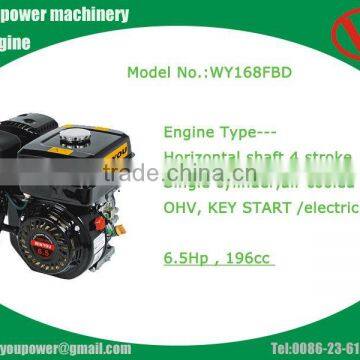 3.8kw key start 168FBD gasoline engine