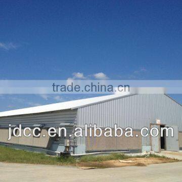 prefabricated steel structure broiler house with broiler rate