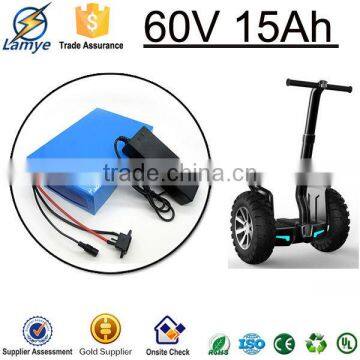 Hot selling wholesale electric bike electric scooter 60 volt lithium battery 60 volt 15ah with BMS