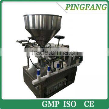 NF-20B Semi Automatic Aluminum Plastic Tube Filling Sealing Machine, Manual Tube Filler