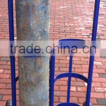 Oxygen Cylinder Trolley HT1007 for Single Gas Bottle photo-2