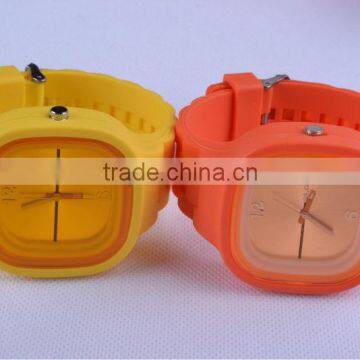 Multicolor fantastic beautiful energy strap silicone watch with analog dispaly