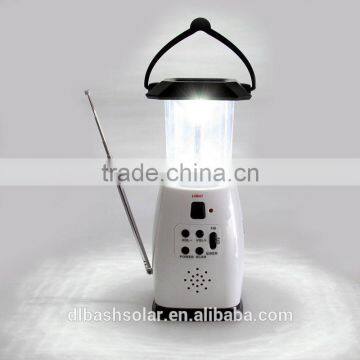 FM Radio Solar Power and Emergency Crank Solar Lantern photo-2