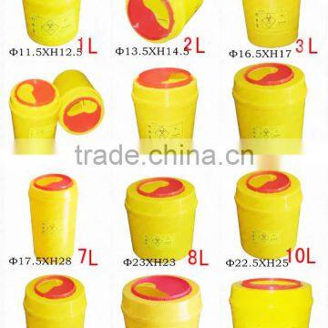 high quality Round plastic safety container