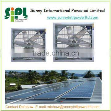 Vent Tool 300 Watt Solar Panel Powered Industrial Air Ventilation Fan Industrial Solar Wall Ventilating Fan photo-2