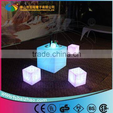 Outdoor LED Light Cube/High Quality RGB Cube Light/16 Color LED Cube Seat photo-2