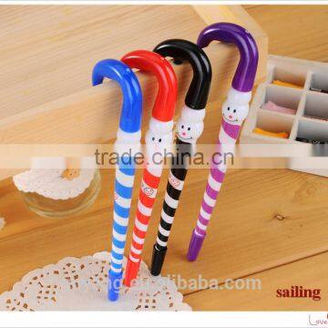 Promotional Cartoon Snowman Christmas Advertising Ball Pen ,Advertising Plastic Ball Pen photo-2