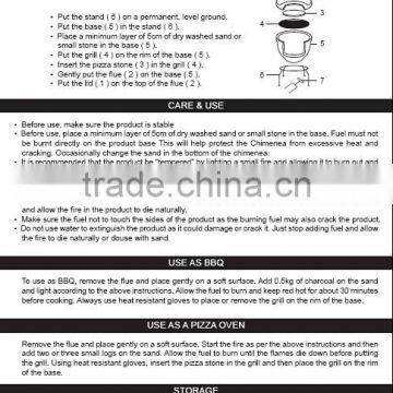 Outdoor Terracotta Chiminea for Garden Decor photo-3