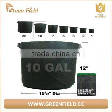 New 2017 wholesale felt garden grow bags 10allon felt large plant pots