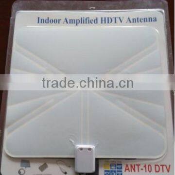 Factory Cheap Amplified Digital Indoor TV Antenna, 50miles Range ATSC TV Antenna, Wholesale Indoor TV Antenna High Gain UHF photo-6