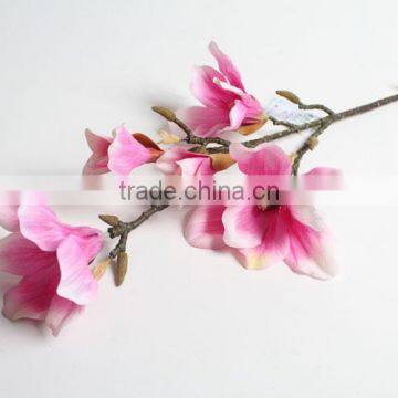 SJ10131014 New Arrival PE Material Artificial Magnolia Flowers Sale photo-3