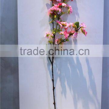 Home Garden Decorative 110cm Height Artificial Plant White Cream Pink Green Cherry Blossom Leaf Branches EYHZ12 03F15 photo-2