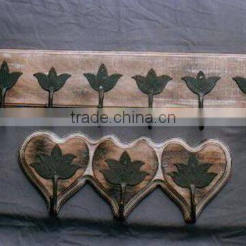 Wooden Clothes Hooks,Wooden Wall Hooks,Wooden Hangers,Mango Wood Hooks,Decorative Clothes Hooks,Fancy Hooks