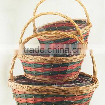 Basket Product Type and Holiday Decoration & Gift Use Basket Wicker