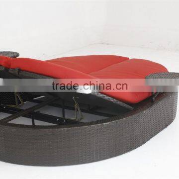 Resort Rattan Pool Furniture Resin/ Leisure Outdoor Sun Lounger/chaise/beach/ photo-4