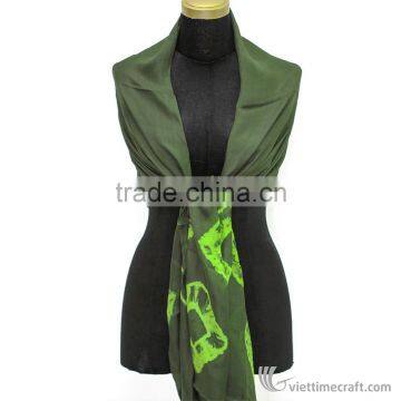 100% Silk Scarf by Digital Print, High-end Printed Personalized Design/ Silk Scarves Manufacturer Vietnam photo-4