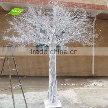 BLS1604001 GNW 10ft White Artificial Dry Trees With Cherry Blossom Flower for Latest Wedding Decoration photo-3