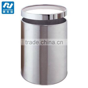 Hotel room indoor waste bin,metal waste bin