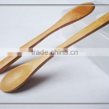 Bamboo wood spoon for children use, coffee bar desert scoop