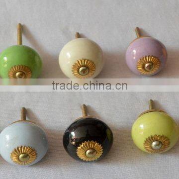 New Latest Design Mix Color Hand Painted Cabinet Knobs photo-2