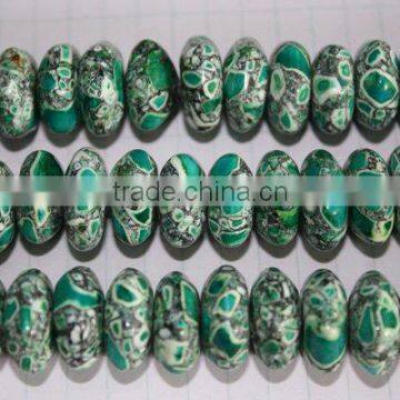 12*20MM green elliptic mixture turquoise