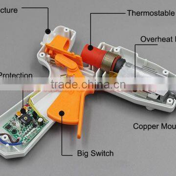 Hot Melt Glue Gun, Glue Stick, Adjustable Tempreture, With Turn On/off 10w-100w photo-6