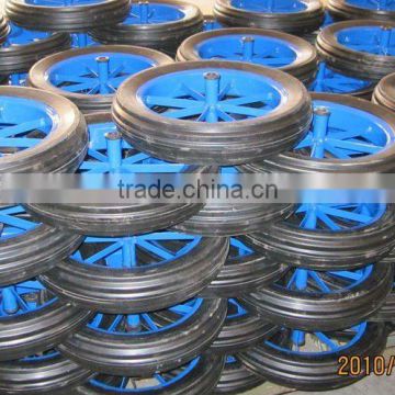 solid rubber wheel