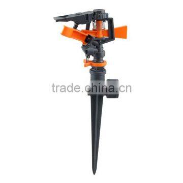 Plastic impulse sprinkler with spike(13065)