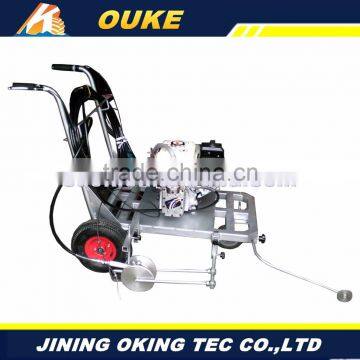 Gasoline engine hand-push cold paint airless road line marking machine