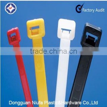 flexible nylon cable ties/customized zip clips/self-locking for electrical equipment