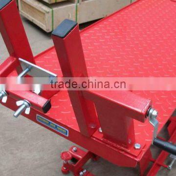Air/Hydraulic 1000lbs Motorcycle Lift Table For Repairing photo-2