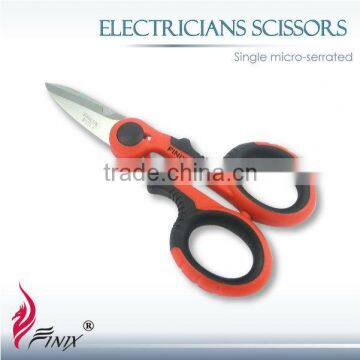 PP+TPR Plastic Grip Wire Electricians Industrial scissors