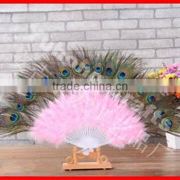 Nice Color Belly Dance Peacock Fan photo-6