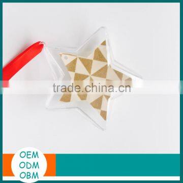 Summer Hottest Clear Plastic Christmas Star Balls