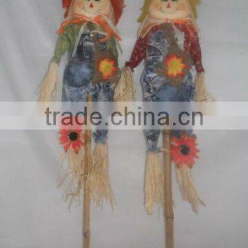 Straw Havest Outdoor Scarecrow photo-3